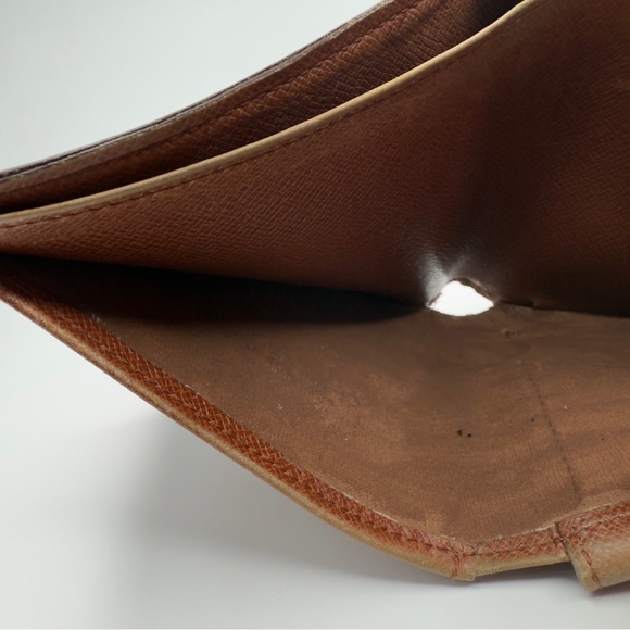 Louis Vuitton Vintage Bi-Fold Marco Wallet | Brown Monogram | Used | Mens | - Picture 9 of 16